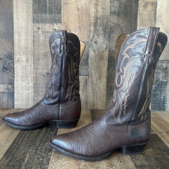 Nocona Vintage Bullhide Western Cowboy Boots Mens 9.5 EEE - Picture 9 of 12